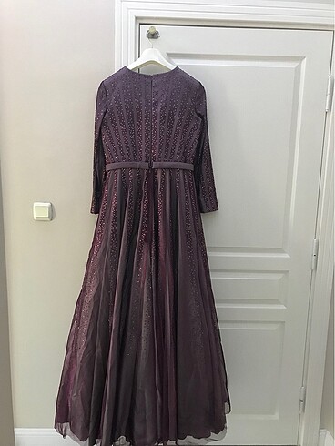 Abiye tesettür elbise - Görsel 7