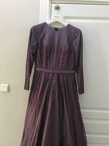 Abiye tesettür elbise - Görsel 9