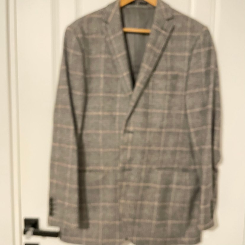 Erkek Gri Düğmeli Klasik Kesim Takım Elbise - Görsel 3