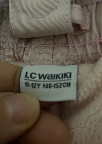 Pudra kız çoçuk kar Kumaş Pantolon - Görsel 2