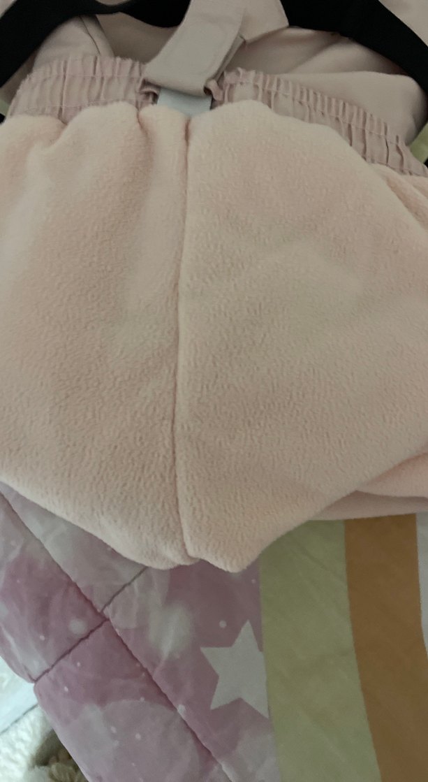 Pudra kız çoçuk kar  Kumaş Pantolon - Görsel 4