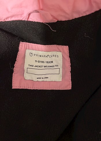 Pembe Kapüşonlu Kız çoçuk Kış Montu - Görsel 2