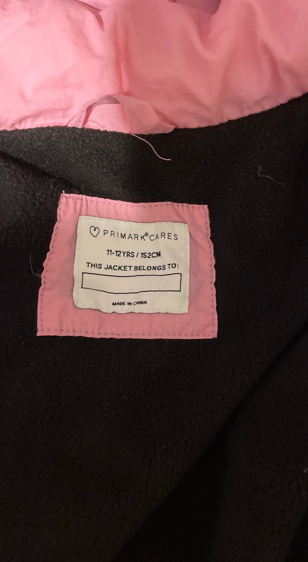 Pembe Kapüşonlu Kız çoçuk Kış Montu - Görsel 2