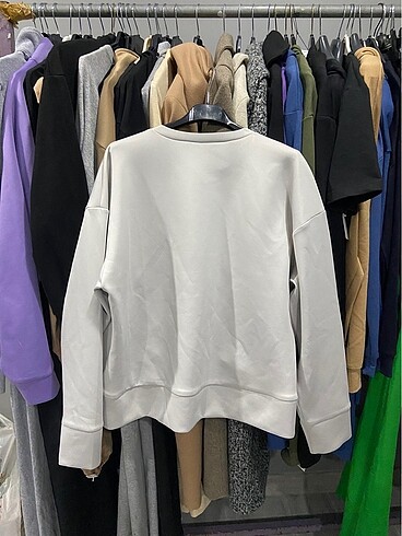 Trendyol & Milla Açık gri renkli ince sweatshirt