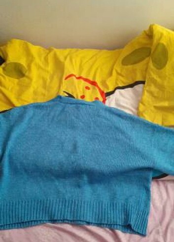 l Beden mavi Renk Bulut hırka