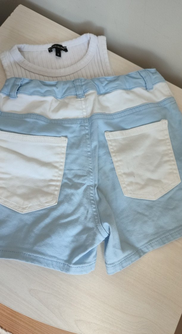 Mavi Ayıcık Baskılı Bebek Takımı - Görsel 4