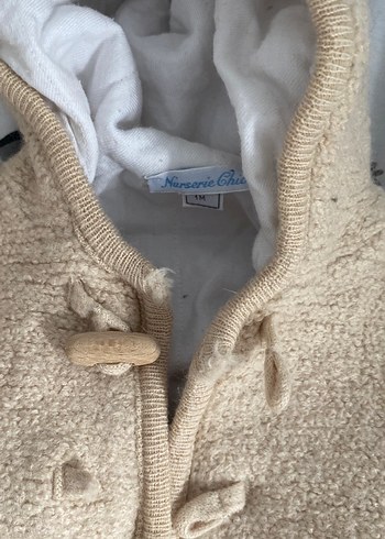 Bej Örgü Erkek Çocuk Kaban - Görsel 3