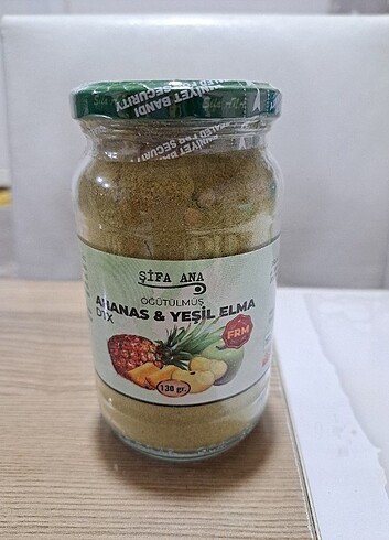 Ananas ve Yeşil Elma Tozu