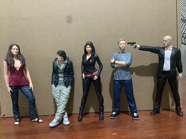 Hızlı ve öfkeli 1/18 diorama