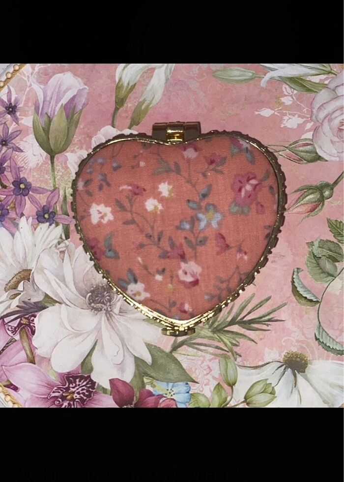 Çiçekli coquette makyaj aynası???? - Görsel 2