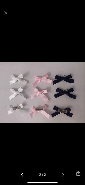 Klipsli mini fiyonk tokalar???? - Görsel 2