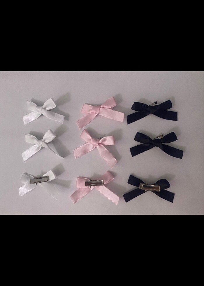 Klipsli mini fiyonk tokalar???? - Görsel 2