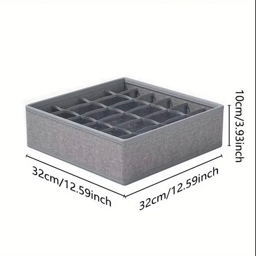 Gri Çok Bölmeli Dolap Düzenleyici - Görsel 2