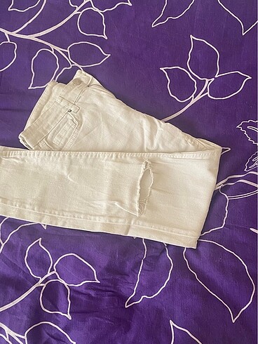 Beyaz skinny jean
