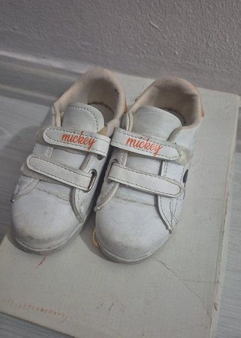Mickey Velcro Beyaz Erkek Çocuk Spor Ayakkabı