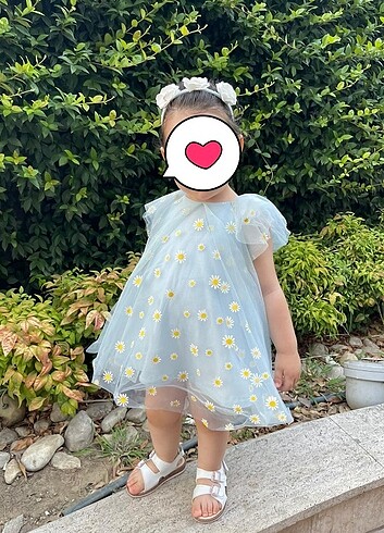 LCW kız bebek tütülü elbise