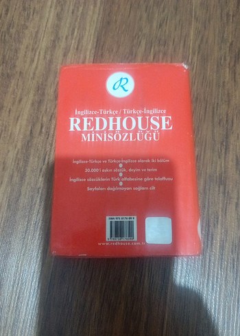 Redhouse İngilizce-Türkçe Mini Sözlük - Görsel 2