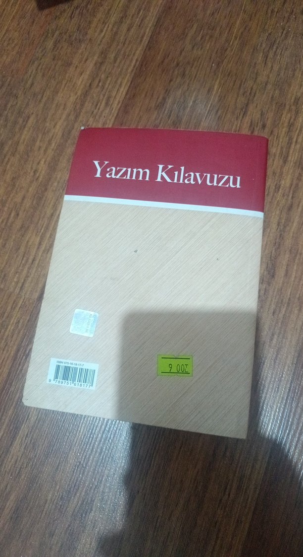 Yazım Kılavuzu - 26. Baskı - Görsel 2