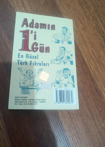 Adamın 1'i Gün En Güzel Türk Fıkraları Kitabı - Görsel 2