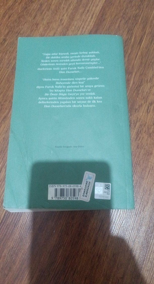 Faruk Nafiz Çamlıbel Han Duvarları Toplu Şiirler - Görsel 2