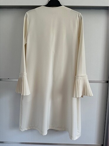 Ekru renk şık ceket - Görsel 5