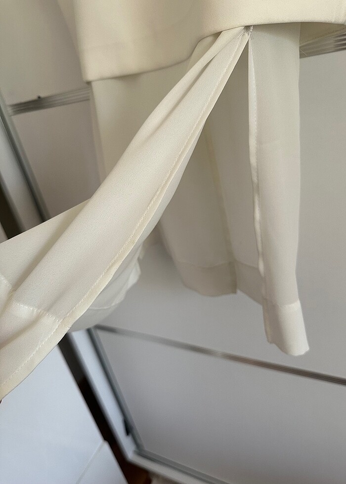 Beyaz cepken yelek - Görsel 2