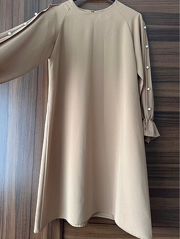 Butik inci detaylı tunik