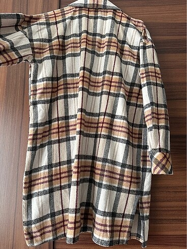 Temiz oduncu gömleği tunik - Görsel 5