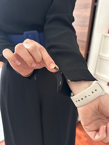 40 Beden siyah Renk Kayra yeni şık krep tulum
