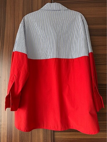 Çizgili tunik gömlek - Görsel 5