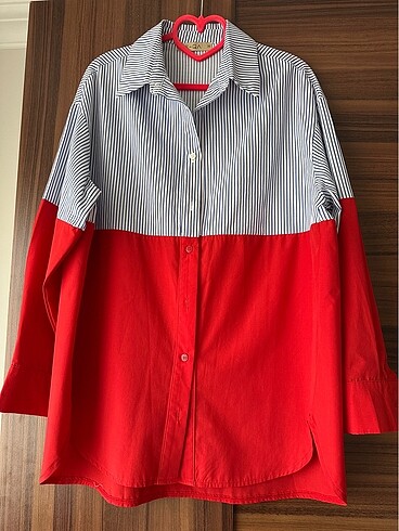 Çizgili tunik gömlek - Görsel 3