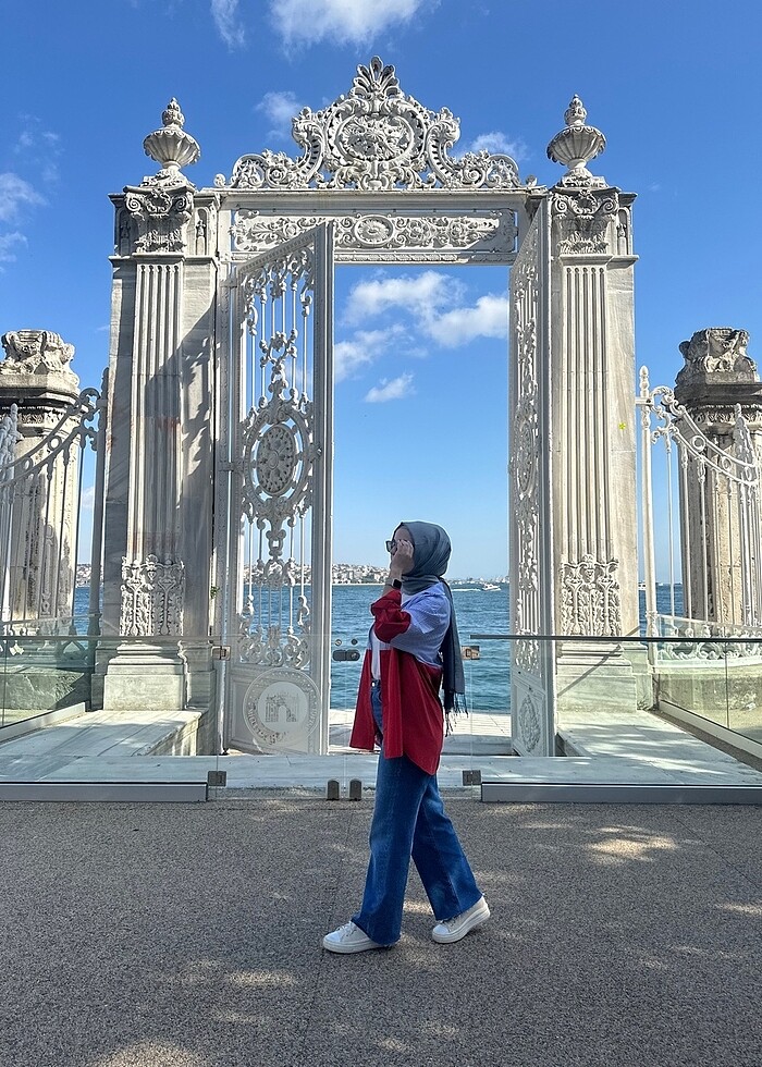 Çizgili tunik gömlek - Görsel 4