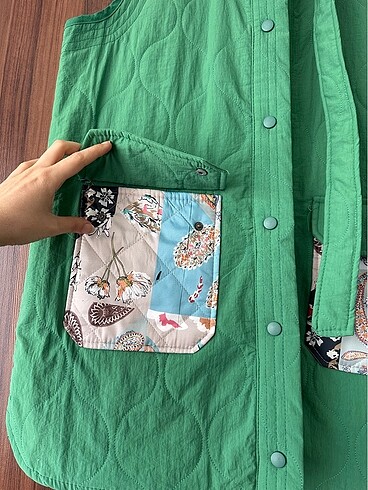 Bershka Kapitone tunik yelek