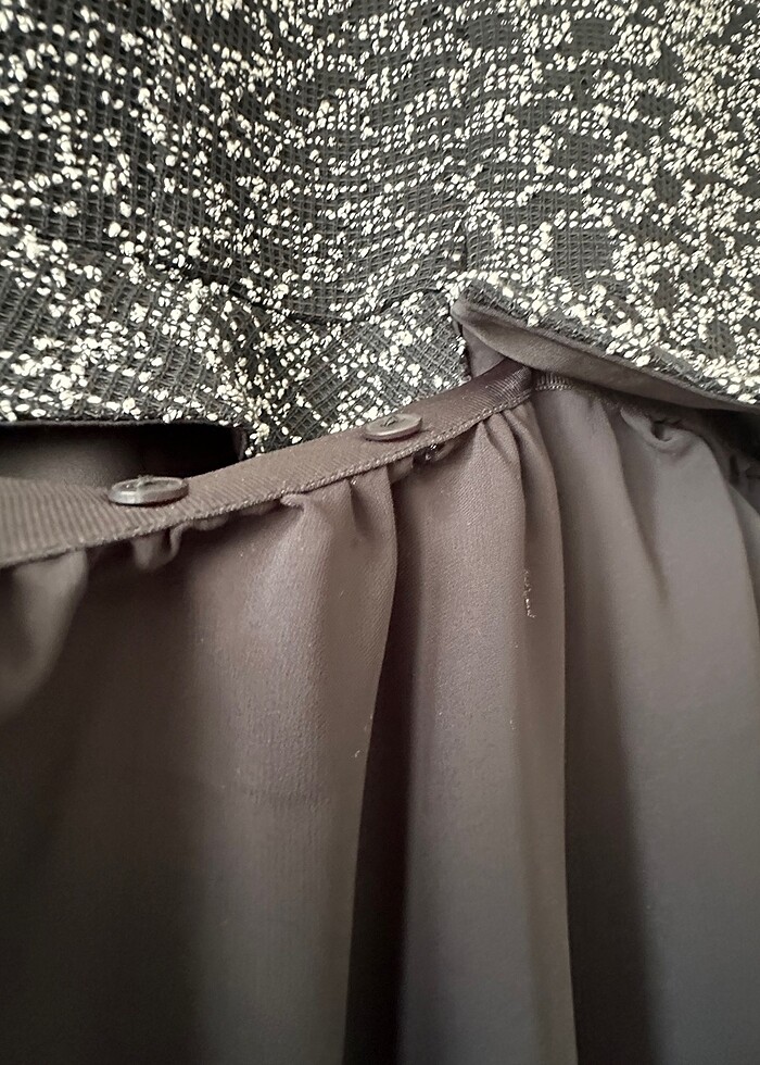 Tüvit özel tasarım şık siyah arkası seyyar kapaklı tulum - Görsel 5