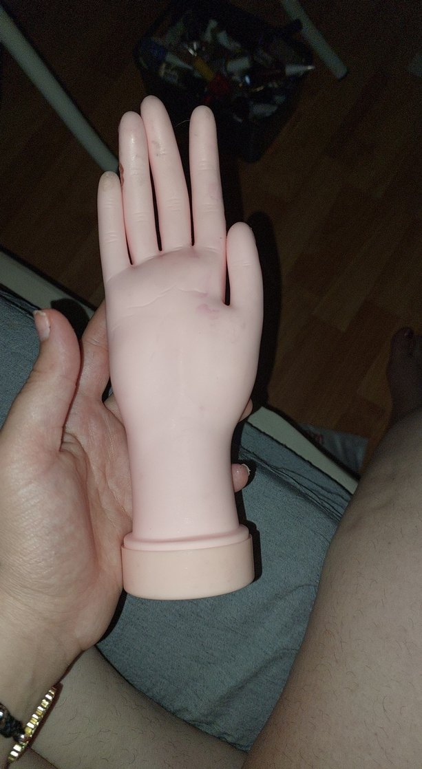 Pembe Plastik Kız Eldiveni - Görsel 3