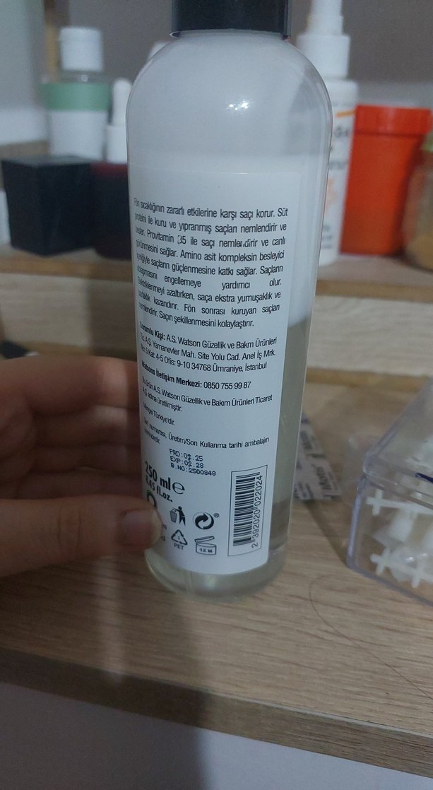 Watsons Çift Fazlı Fön Sütü Saç Kremi - Görsel 4