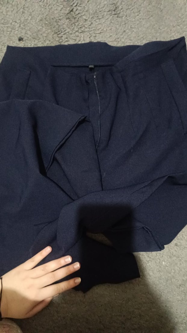 Düğmeli Lacivert Hamile Pantolonu - Görsel 2