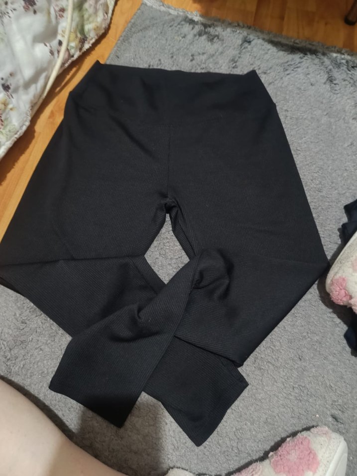 Düğmeli Gri Hamile Pantolonu - Görsel 3