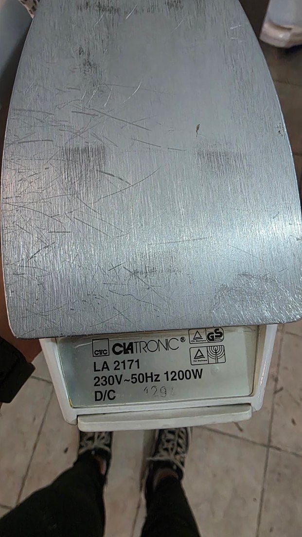 Clatronic LA2171 1200W Beyaz Gri Ütü - Görsel 3