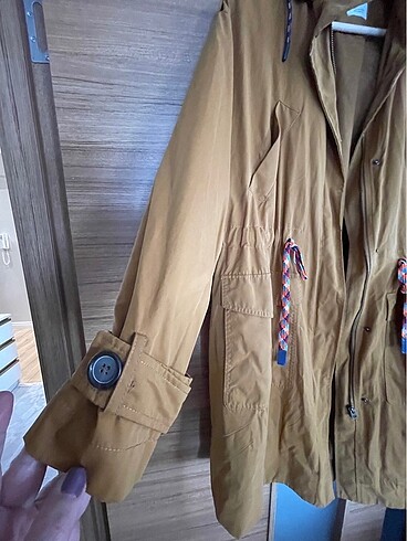 m Beden camel Renk Zara trençkot