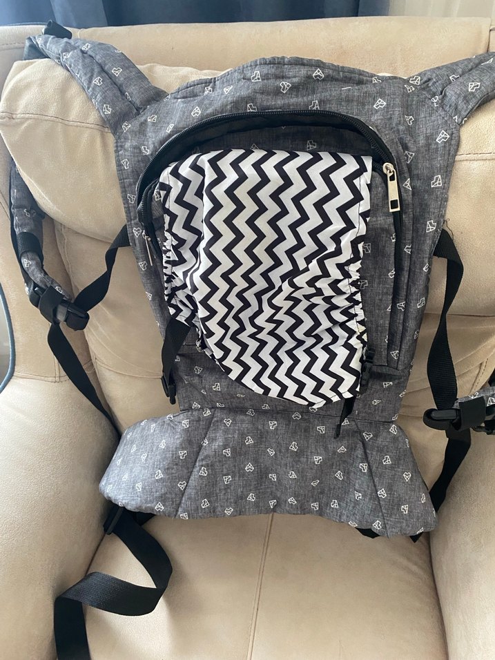Gri Desenli Bebek Taşıyıcı - Görsel 2