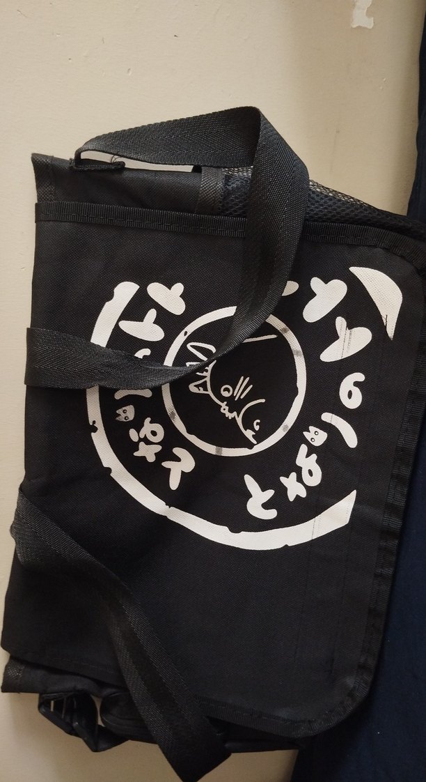 Totoro siyah okul çantası - Görsel 4