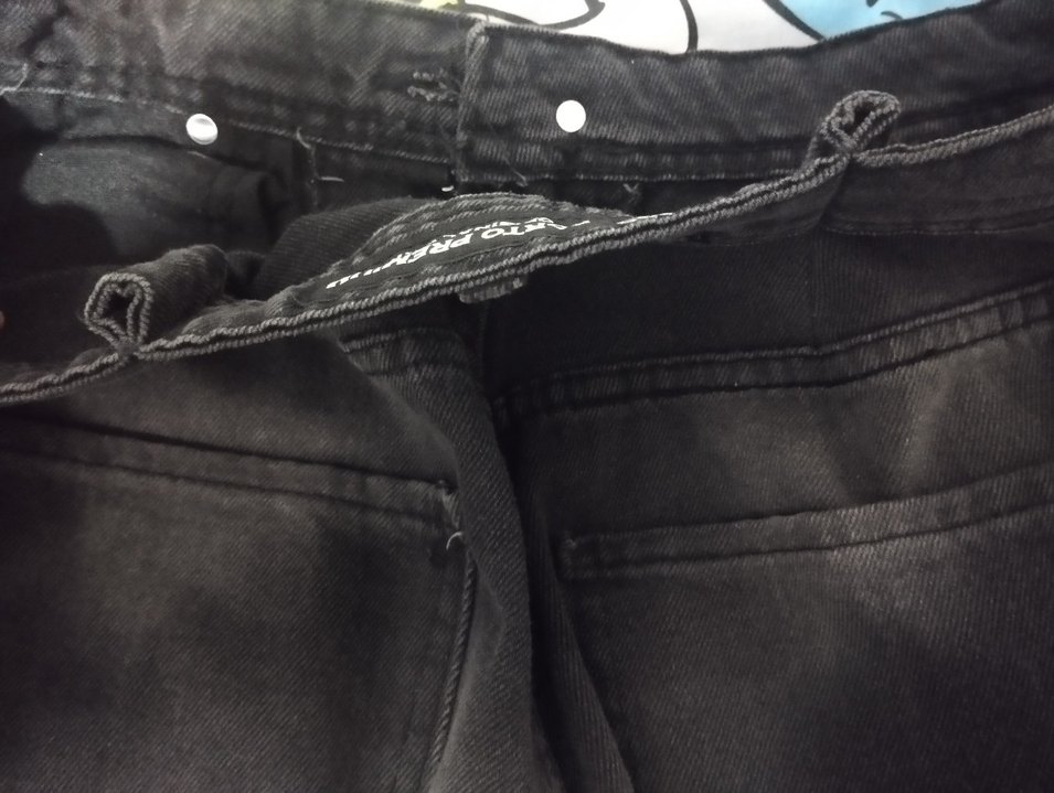 Unisex Gri Bol Kesim Pantolon - Görsel 4