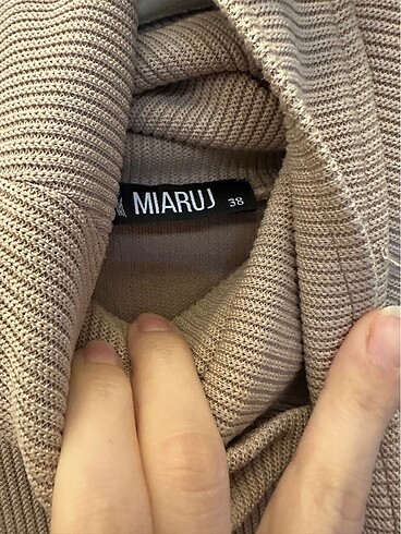 m Beden camel Renk MIARUJ ELBİSE