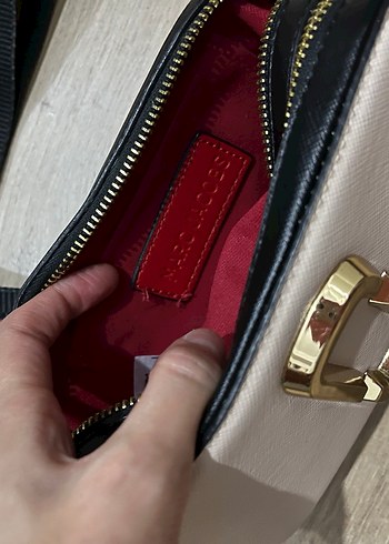 Beyaz Deri Kadın Çapraz Çanta - Görsel 4