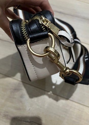 Beyaz Deri Kadın Çapraz Çanta - Görsel 3