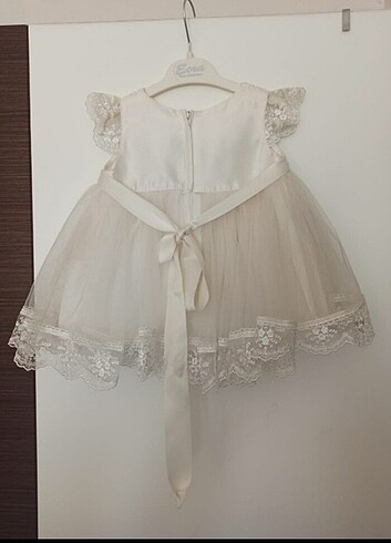 3-6 Ay Beden beyaz Renk Kız bebek gelinlik elbise kostüm 