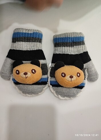 Kışlık eldiven bebek eldiveni - Görsel 3