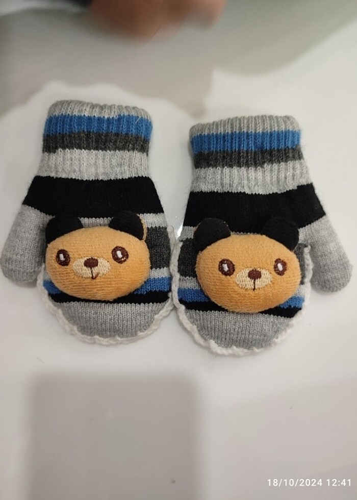 Kışlık eldiven bebek eldiveni - Görsel 3