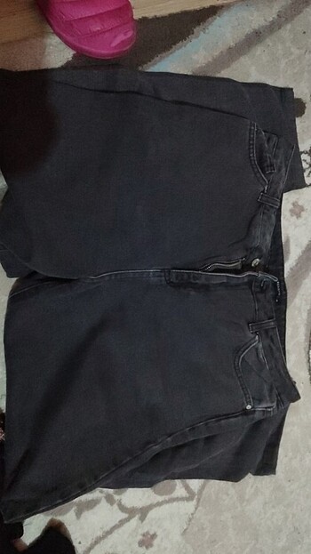 Antrasit mom jean